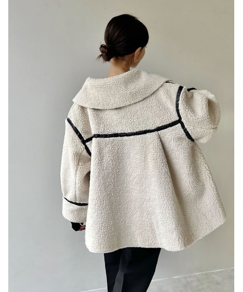 Re:EDIT（リエディ） ムートンコート ボアコート 「m___yo__さん着用