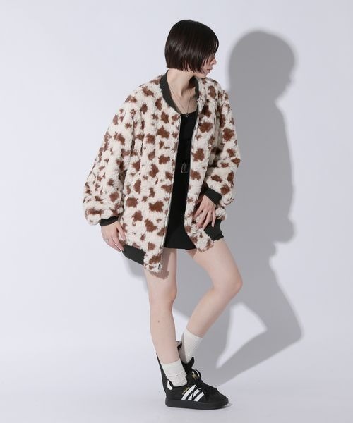 ゆうです。2点バックフリルボアブルゾン Anui ブルゾン アウター 「UNISEX/2サイズ展開」リバーシブル
