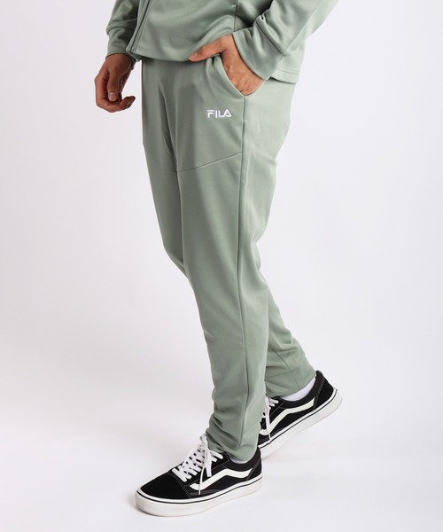FILA グレー セットアップ M3点セット　ちやこ FILA（フィラ） ジャージ 裏起毛 ジャージセットアップ メンズ