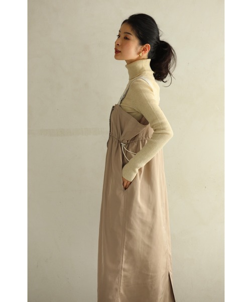 ☆日本未入荷*Massimo Dutti*新作*ギャザーサイドワンピ/BROWN☆ 日本未入荷 Massimo Dutti(マッシモドゥッティ) - 海外通販のBUYMA