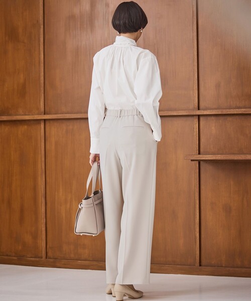 23区（ニジュウサンク） パンツ トリアセダブルジョーゼット フル