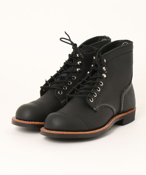 ブーツ メンズ RED WING レッドウィング IRON RANGER アイアンレンジャー 8084 (D) BLACK HARNESS｜zozo