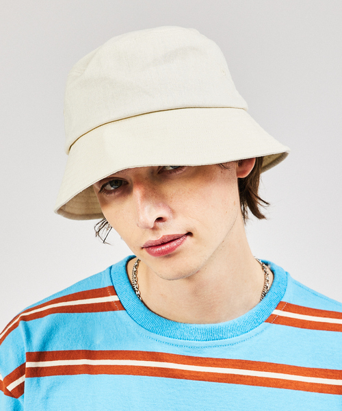 帽子 ハット 「RUBEN/ルーベン」LINEN RAYON BUCKET HAT/リネン 