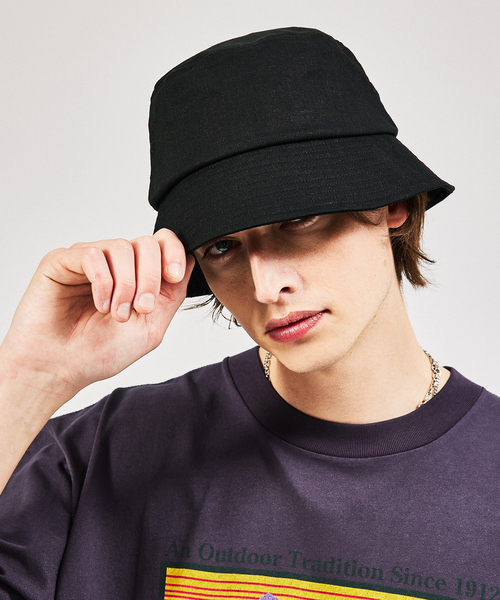 Ruben 帽子 ハット メンズ 「RUBEN/ルーベン」LINEN RAYON BUCKET HAT