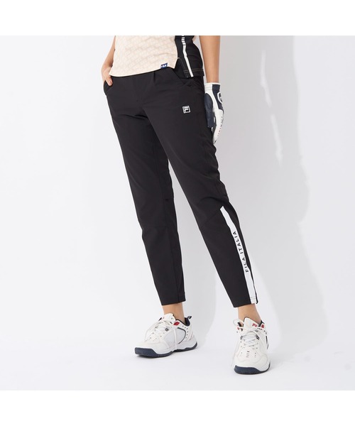 パンツ レディース FILA GOLF/フィラゴルフ ゴルフウェア ブランド ロゴ吸汗速乾 UVカット ストレッチ 軽量 ロングパンツ ジョガーパンツ｜zozo｜03