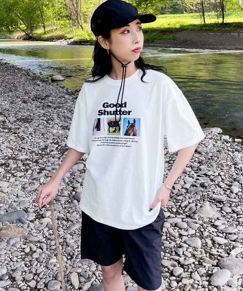 tシャツ アソートフォトプリントTシャツ レディース : ZOZOTOWN