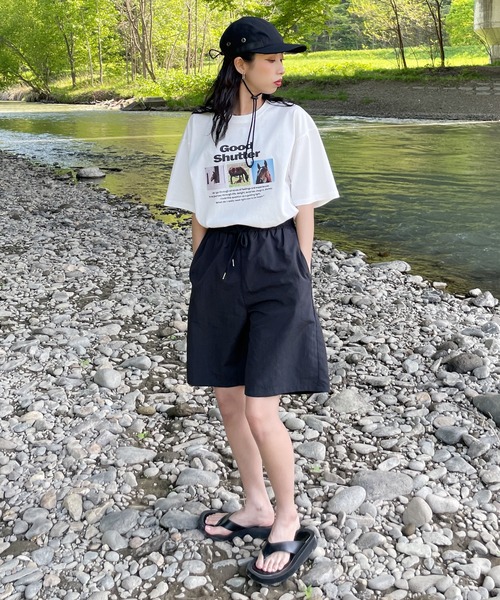 新品未使用 Harikae フォトプリントカットソー Honeys tシャツ 「UVカット」フォトプリントTシャツ