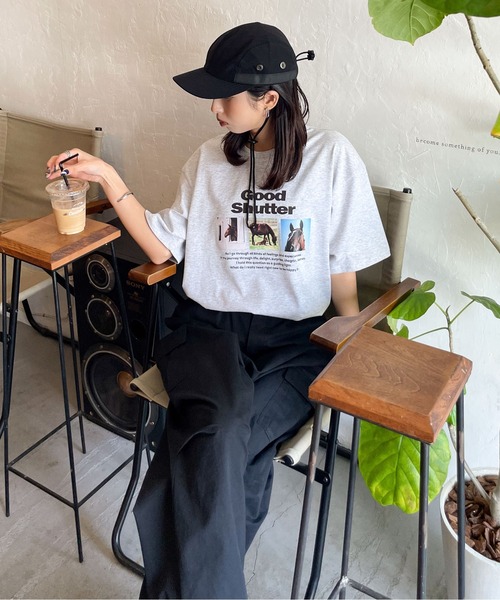 tシャツ アソートフォトプリントTシャツ レディース : ZOZOTOWN