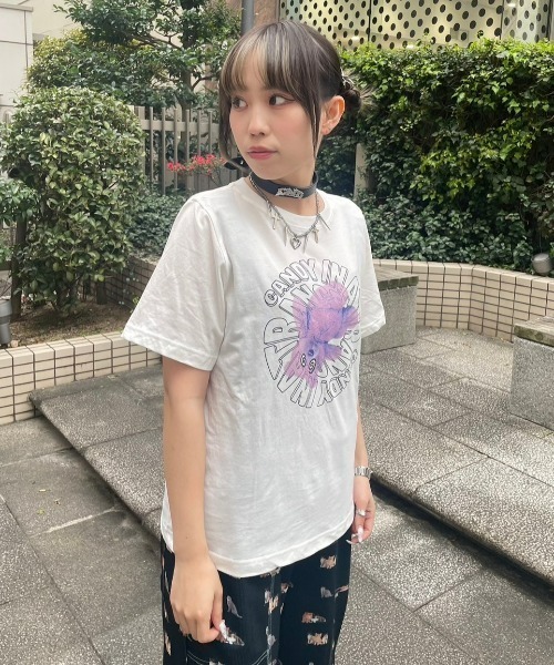 Candy Stripper tシャツ CANDY IN A TRANCE Tシャツ レディース