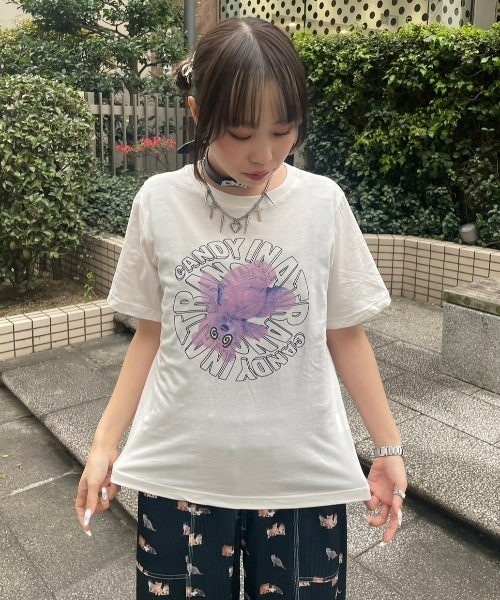 Candy Stripper tシャツ CANDY IN A TRANCE Tシャツ レディース