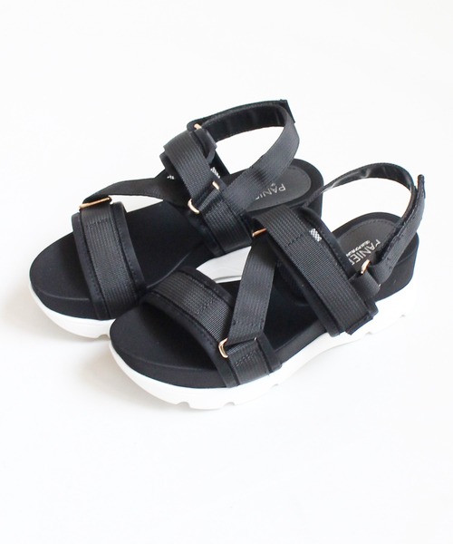 grounds サンダル 24cm grounds(グラウンズ) / サンダル/--/BLK | 中古品の販売・通販