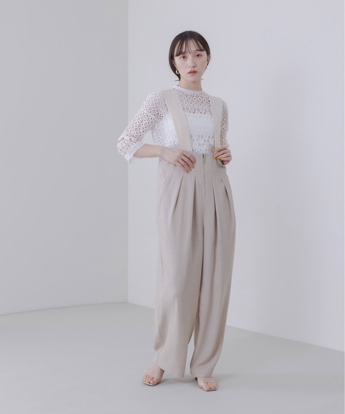 Eimee Law サロペット オーバーオール タックリラックス