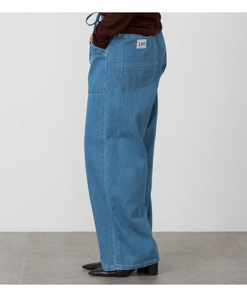 ワイドパンツ ジーンズ デニム デニムパンツ レディースの画像