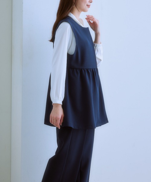 週末お値下げ❗️美品 ボリューム感が可愛いジレ styling