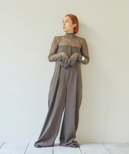 再値下げ【TODAYFUL 】 Tuck Bare Combinaison セール】Tuck Bare Combinaison（つなぎ/オールインワン）｜TODAYFUL
