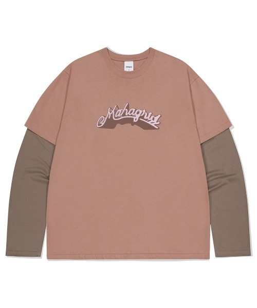 tシャツ 「mahagrid/マハグリッド」 SYMBOL LAYERED LS TEE/シンボルレイヤード長袖Ｔシャツ レディース メンズ MAHAGRID tシャツ 「mahagrid/マハグリッド」 SYMBOL LAYERED LS