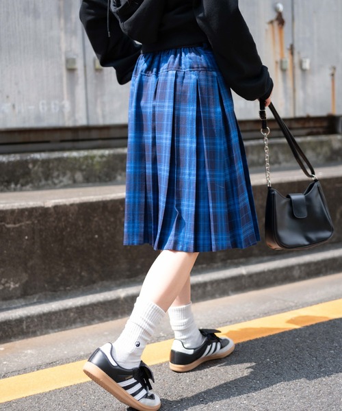 WEGO スカート WEGO/ベルト付プリーツミドルスカート : ZOZOTOWN