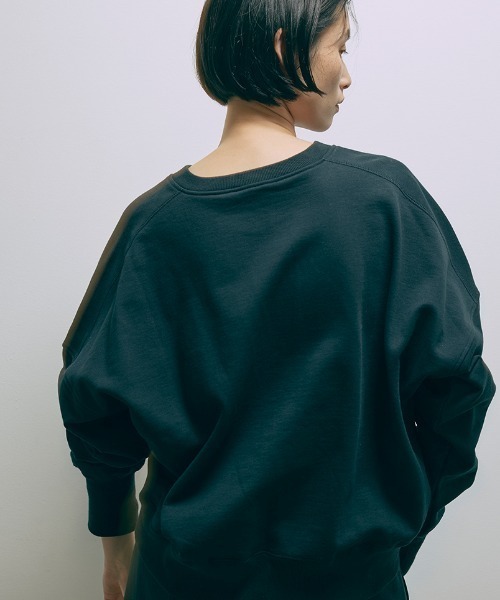 トレーナー スウェット 「Set Up」Key Neck Sweat Pullover レディース EN NEUME トレーナー スウェット 「Set Up」Key Neck Sweat