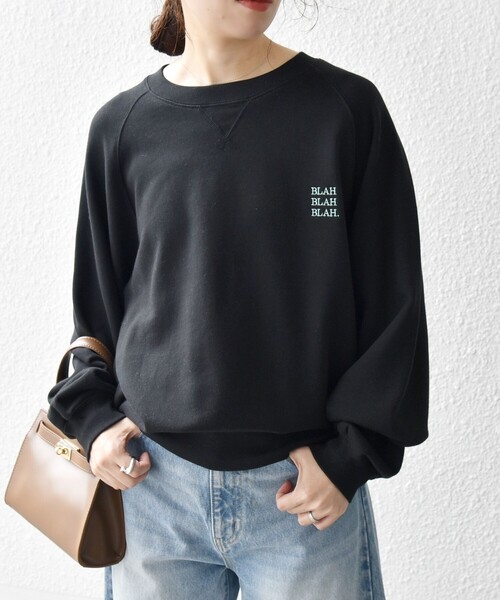 SHIPS any トレーナー スウェット 「WEB限定」SHIPS any: BLAH BLAH