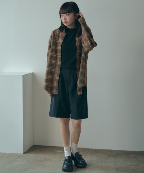 BLANK（ブランク） ブラウス シャツ Flannel Check Shirt / ネル