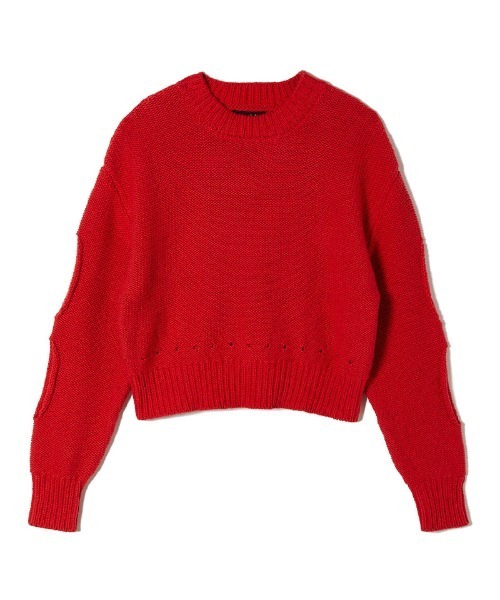 ニット セーター 「soduk」holes knit top レディース : ZOZOTOWN