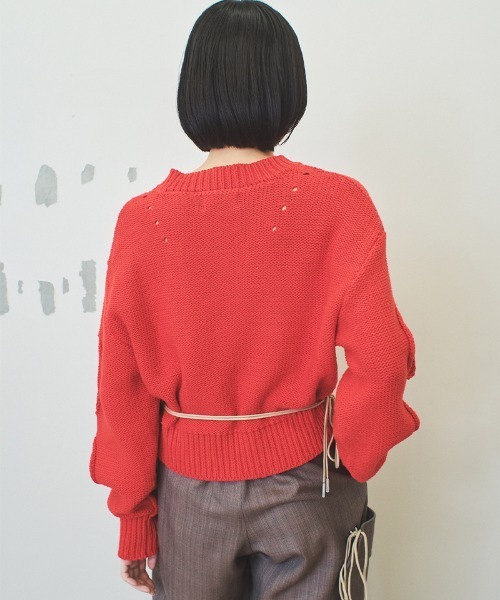 ニット セーター holes knit top レディース ニット セーター holes knit top レディース : ZOZOTOWN Yahoo