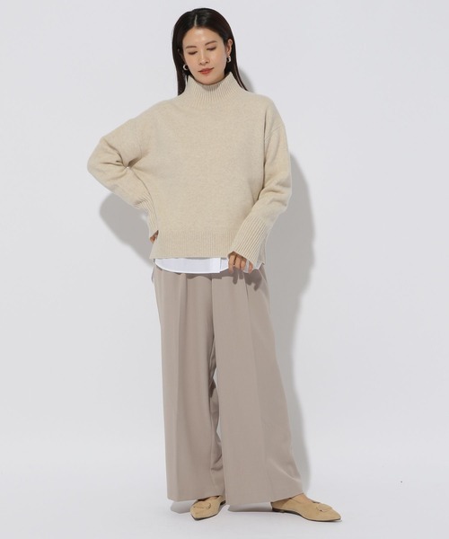 Elura（エルーラ） ワイドパンツ パンツ 「冬パンツの新定番が登場