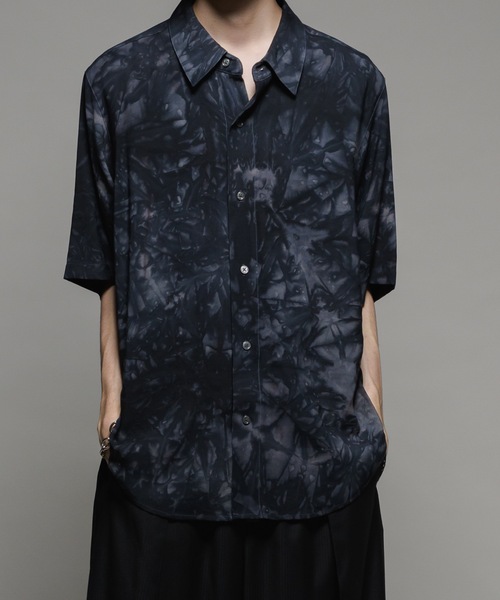 casper john 2点セット Casper John シャツ Various loose shirts -tie dye- /バリアス