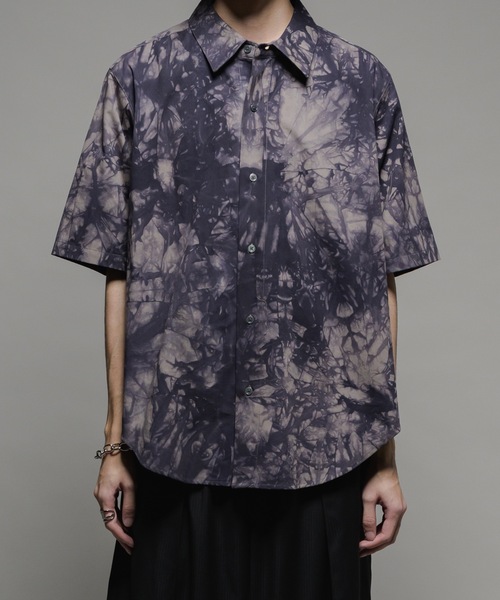 casper john 2点セット Casper John シャツ Various loose shirts -tie dye- /バリアス