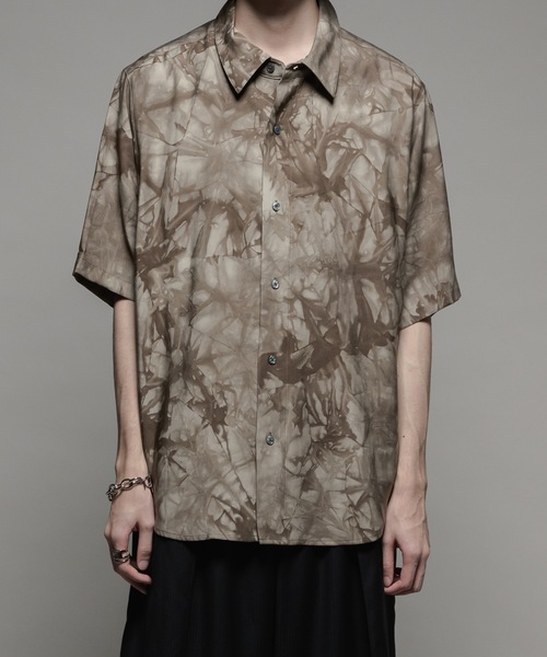 casper john 2点セット Casper John シャツ Various loose shirts -tie dye- /バリアス