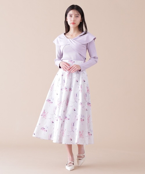 JILLby JILLSTUART♡お花柄セットアップ JILL by STUART スカート 花柄フレアースカート : ZOZOTOWN