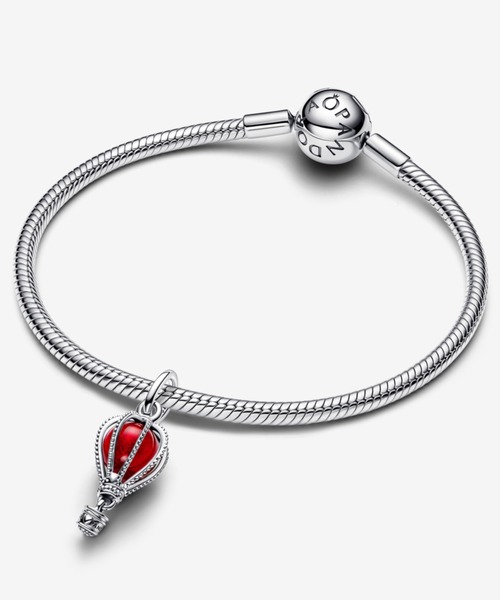 PANDORA（パンドラ） チャーム レッド ホットエアバルーン ムラノ