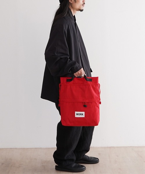 美品　supreme ナイロン 2way トートバッグ　ショルダーバッグ　巾着 1/2 HALF ショルダーバッグ ナイロン 巾着 2way バッグ メンズ