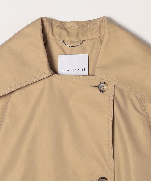 quaranciel ステンカラーコート コート quaranciel:「手洗い可能