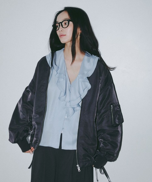 ★新品★ A part by MA-1 ブルゾン A part by（アパートバイ） ma1 ma-1 「Sサイズ展開」サイドドロストMA