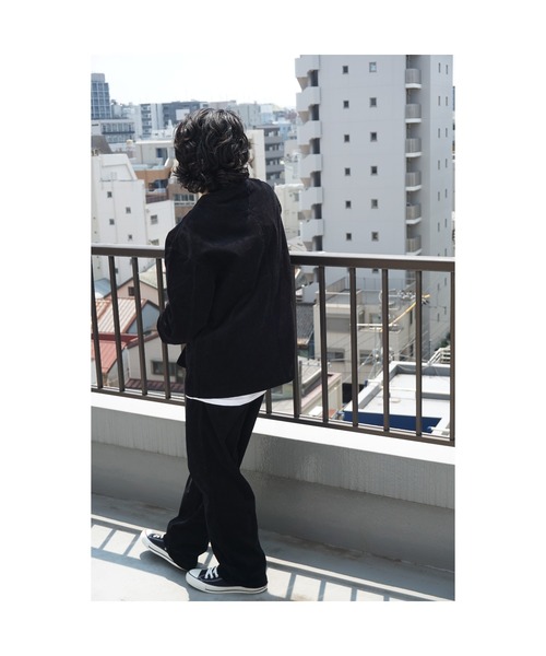 Lサイズ BIG MIKE ビッグマイク エンジニア ジャケット ブラック BIG MIKE [ビッグマイク] 別注 コーデュロイエンジニア