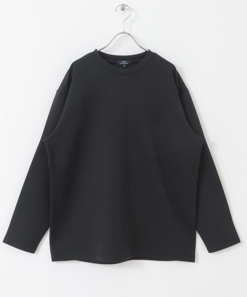 HBA ロングスリーブカットソー ブラック ITEMS URBANRESEARCH（アイテムズ アーバンリサーチ） tシャツ