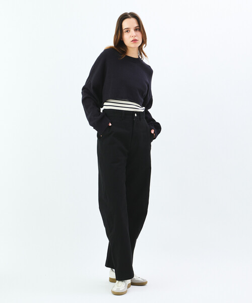 ニット セーター ORCIVAL | コットンシルク ショート丈ニットプルオーバー WOMEN レディース ORCIVAL ニット セーター | コットンシルク ショート丈ニット