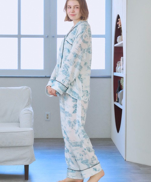ユミリーママ【新品】ポールアンドジョー　トワルドジュイパジャマ　Мサイズ 2025 SPRING & SUMMER パジャマ COLLECTION - 【公式】ポールアンド ルームウェア・パジャマ