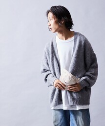 「FREAK'S STORE」 ニットカーディガン SMALL ブルー メンズの画像10