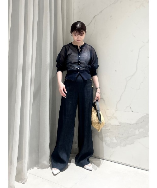 allureville カーディガン シアーラミーカーディガン レディース