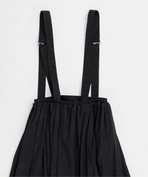 MAISON SPECIAL スカート Suspender Volume Skirt/サスペンダー