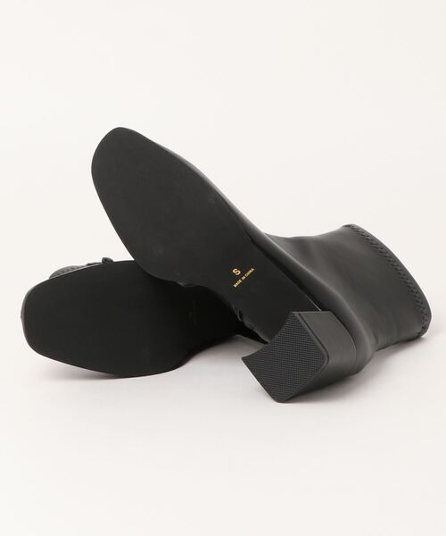 「minia」 ショートブーツ M ライトベージュ レディース_画像3