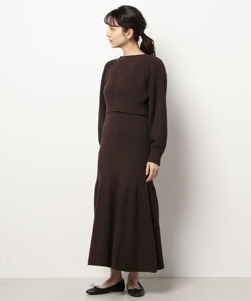 「dazzlin」 コンビワンピース FREE グレー レディース_画像10