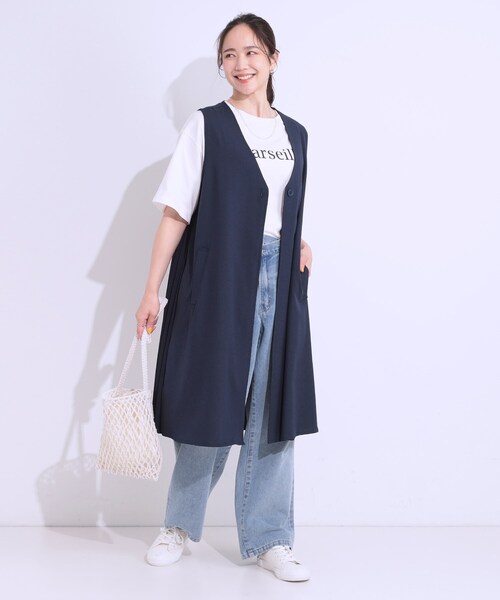 SHOO・LA・RUE（シューラルー） ベスト ジレ 「S-LL/体型カバー