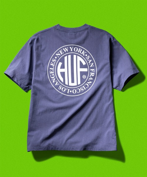 HUF tシャツ REGIONAL WASHED TEE / ハフ 半袖 Tシャツ プリント
