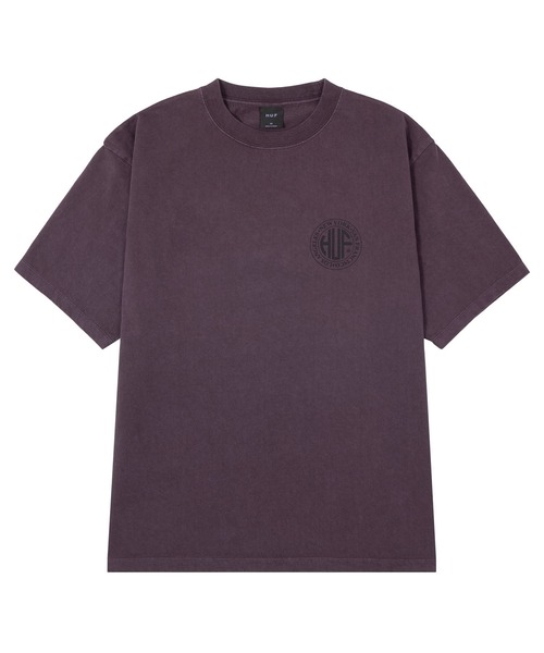 ナチュラル♪【HUF】スウェット/ 半袖/ Tシャツ/ ロゴ/ カラバリ HUF tシャツ REGIONAL WASHED TEE / ハフ 半袖 Tシャツ プリント