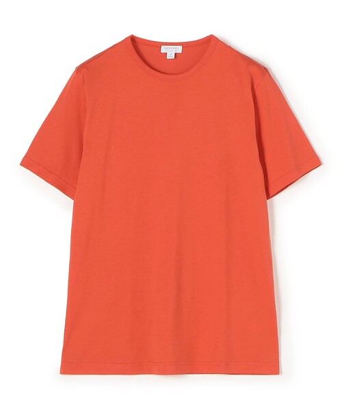 サンスペル　無地Tシャツ　M サンスペル Tシャツ M Sunspel Classic Cotton T-Shirt | White | S, M