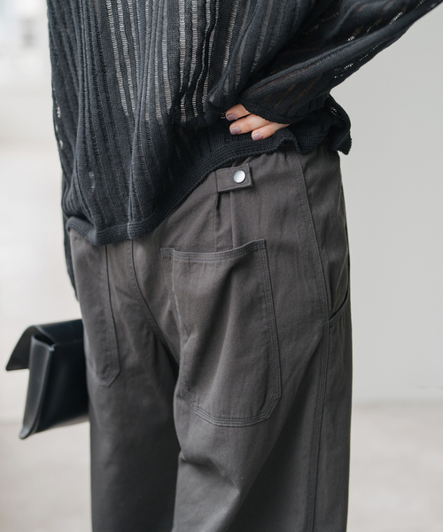Spick＆Span チノパン ギャザーチノ レディース : ZOZOTOWN