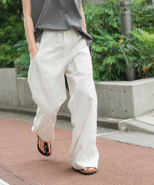 Spick＆Span チノパン ギャザーチノ レディース : ZOZOTOWN